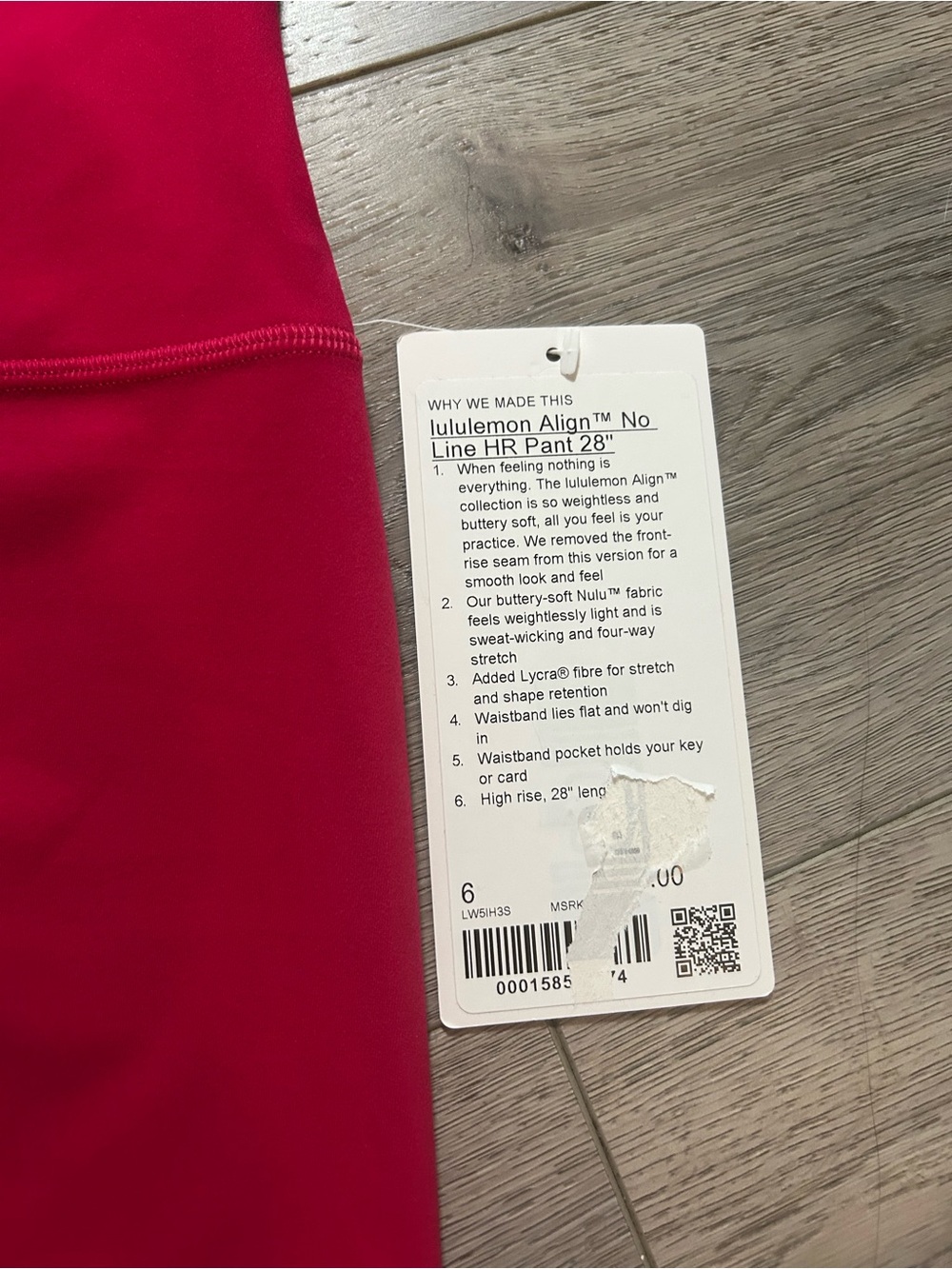Lululemon Align No Line HR Pant 28” - Picture 2 of 4